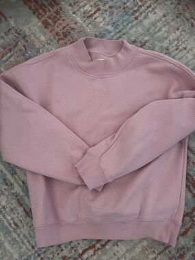 Abercrombie & Fitch Light Pink Pullover Sweatshirt